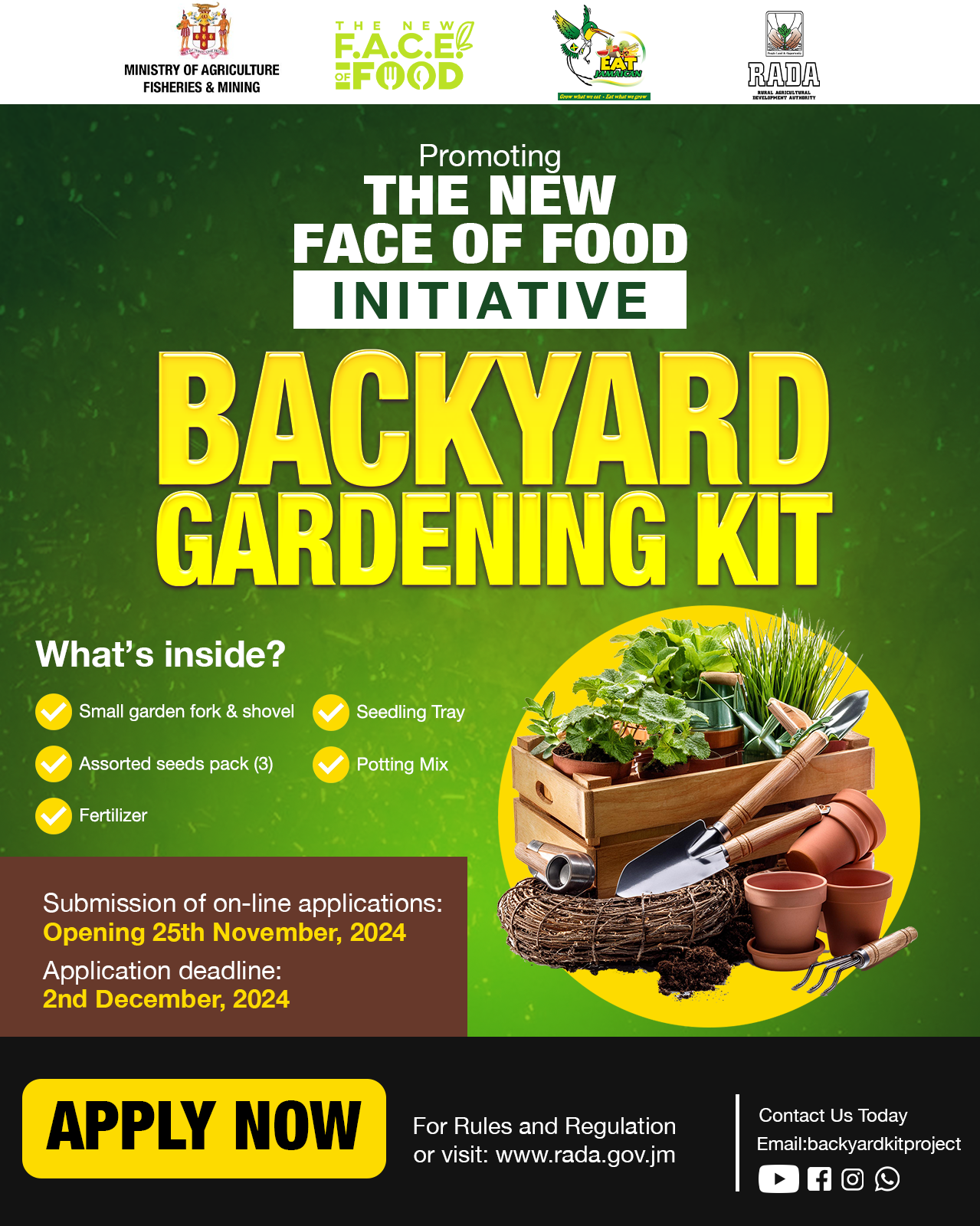 Application for Backyard Garden Kit